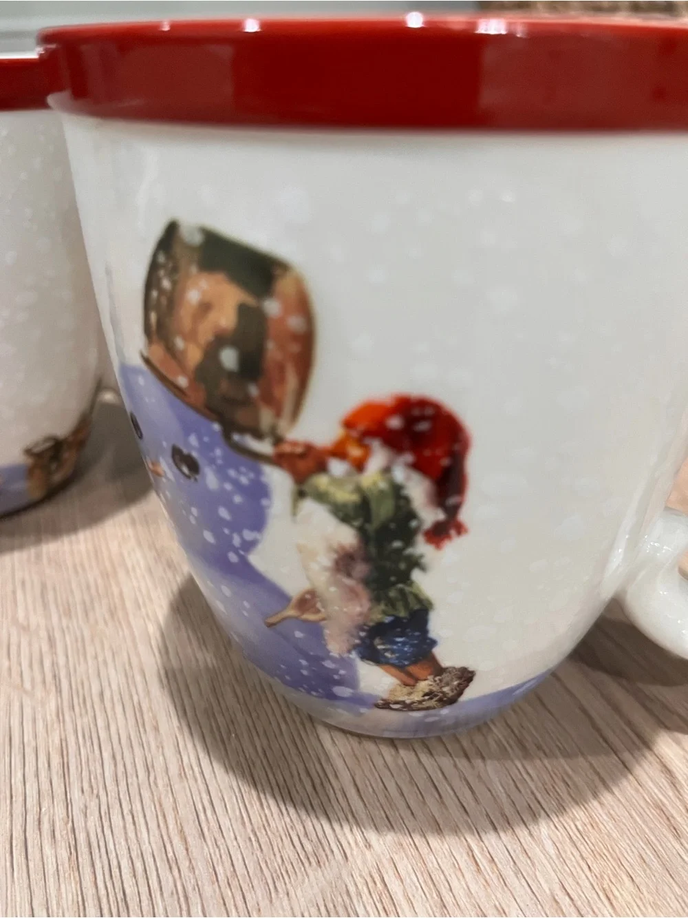 Williams Sonoma Nordic Elf Mugs - Set of 4